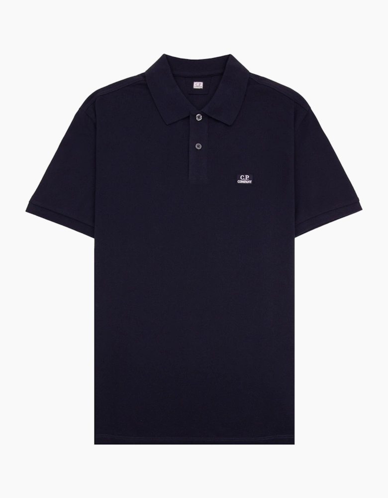 Cp Company Stretch Piquet Short Sleeve Polo NAVY 888