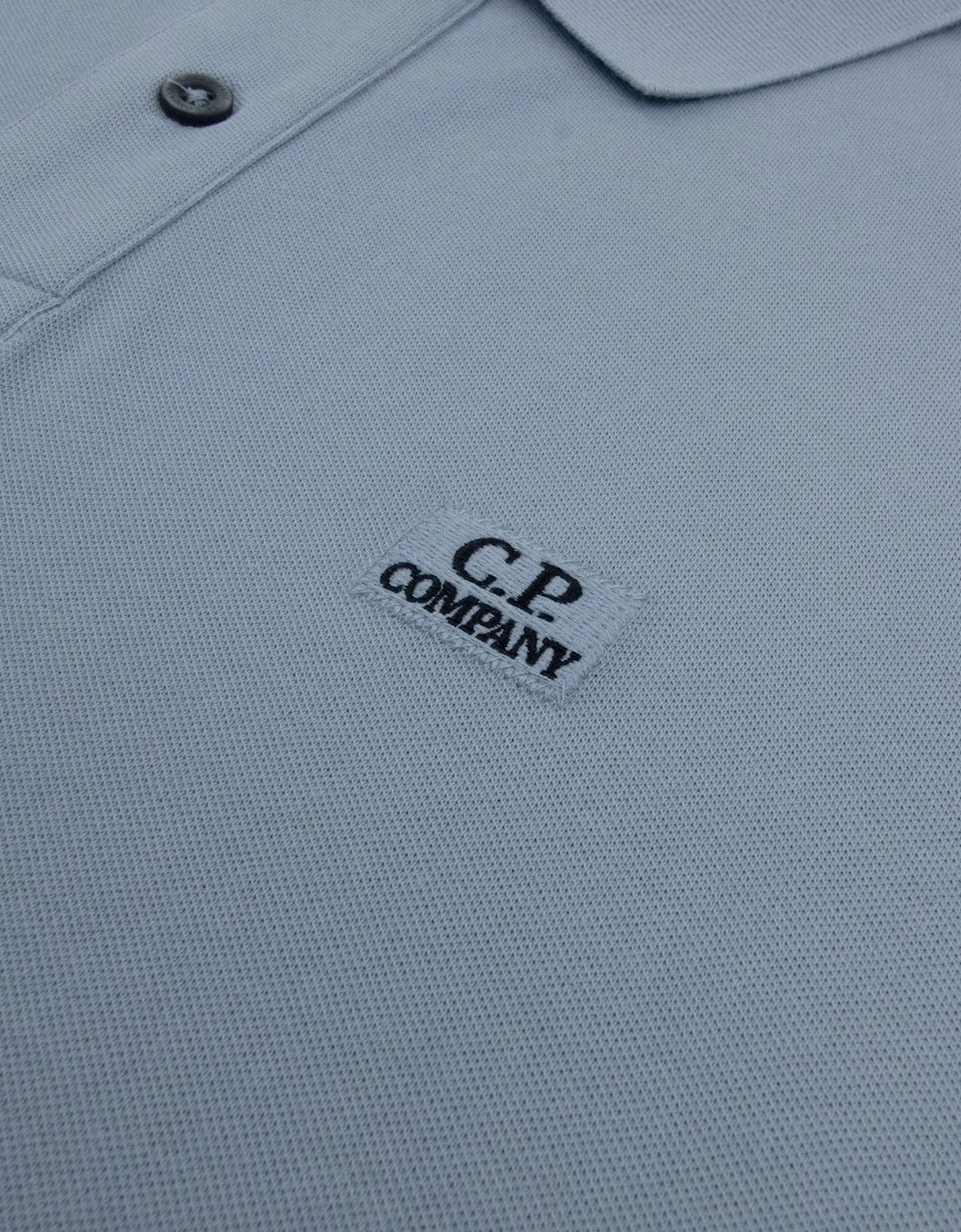 Cp Company Stretch Piquet Short Sleeve Polo BLUE 809