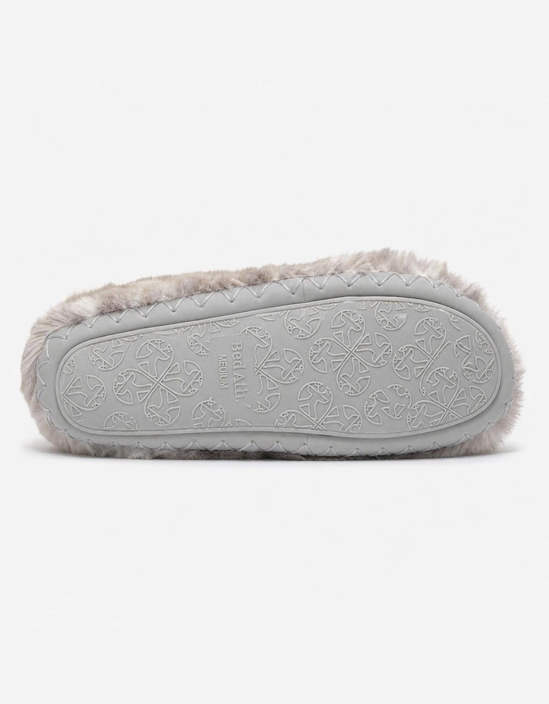 Bedroom Athletics COLE Womens Slipper Boots Grey Leopard