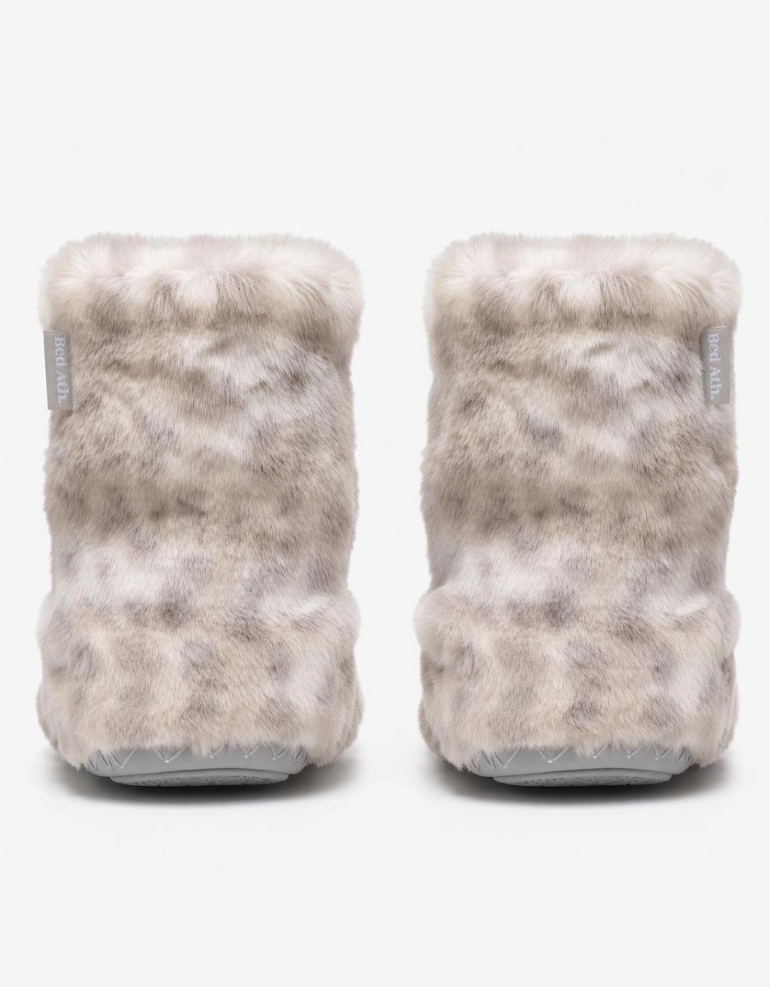 Bedroom Athletics COLE Womens Slipper Boots Grey Leopard