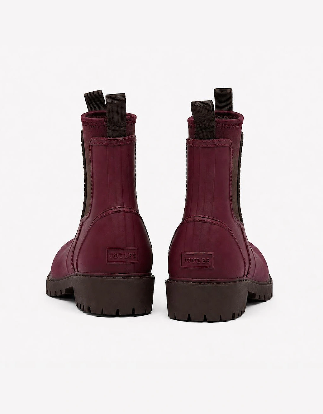 Joules OAKFIELD Womens Chelsea Boots Cherry/Chocolate