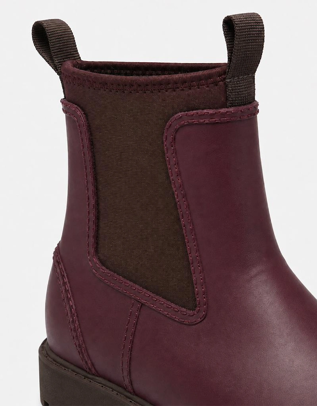 Joules OAKFIELD Womens Chelsea Boots Cherry/Chocolate
