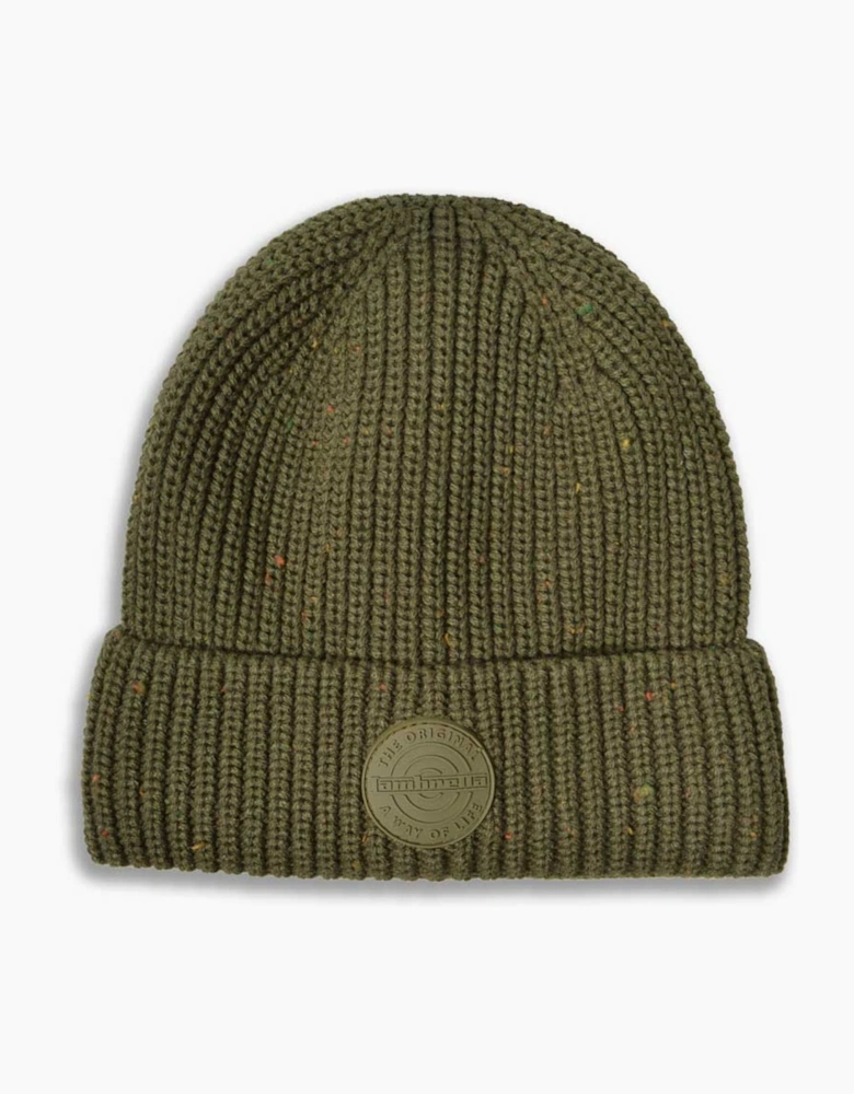 Lambretta Mens Fleece Lined Fleck Beanie