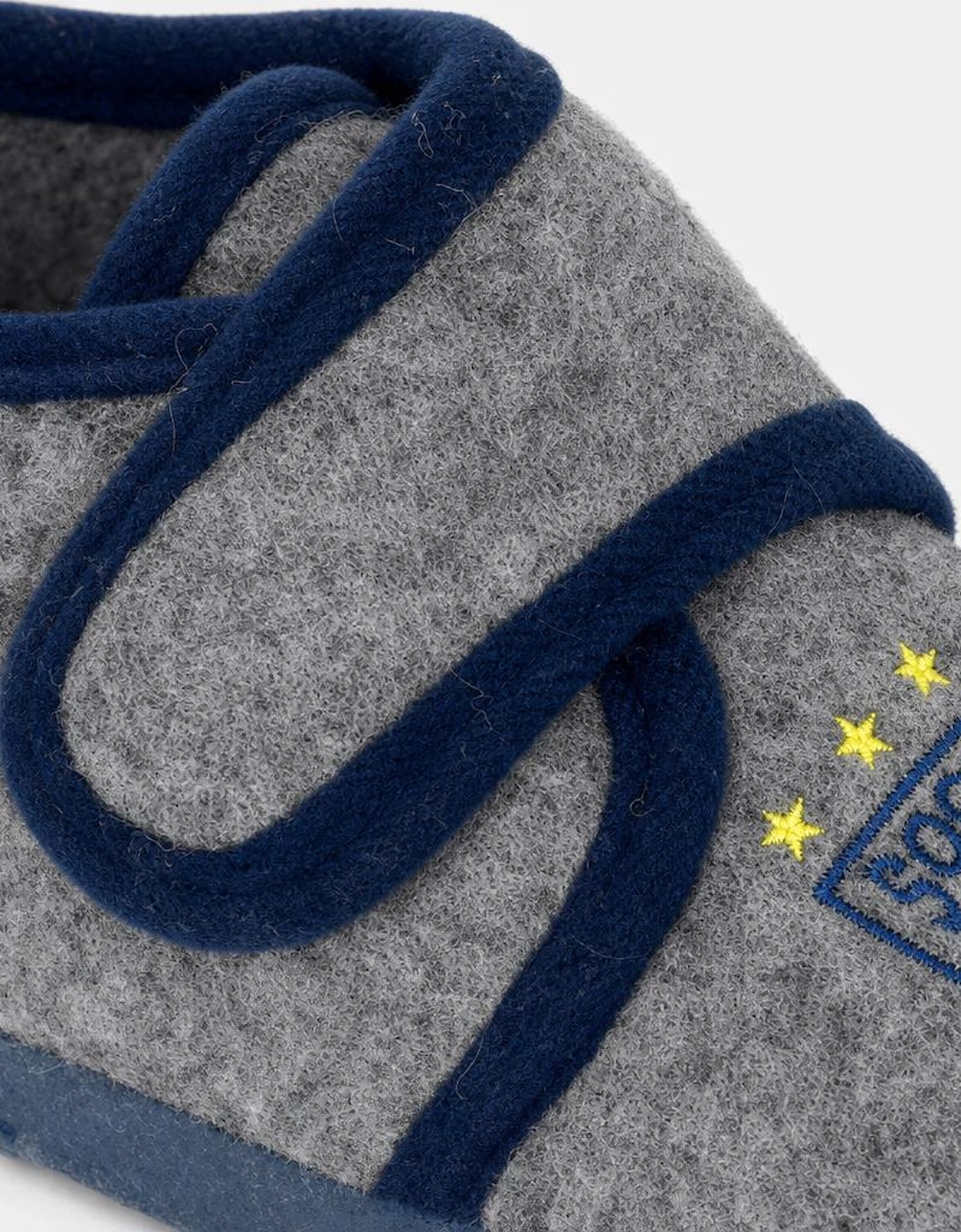 Sleepers LEAGUE Unisex Kids Slipper Boots Dark Grey