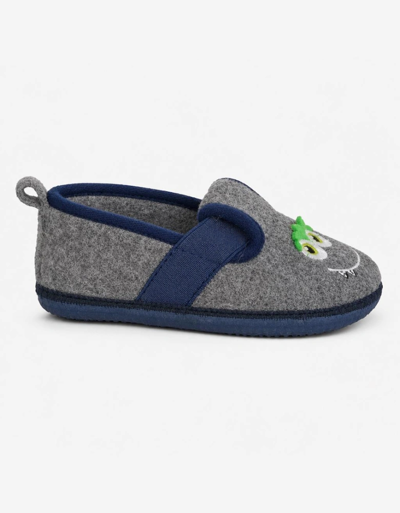 Sleepers YETI Unisex Kids Full Slippers Mid Grey