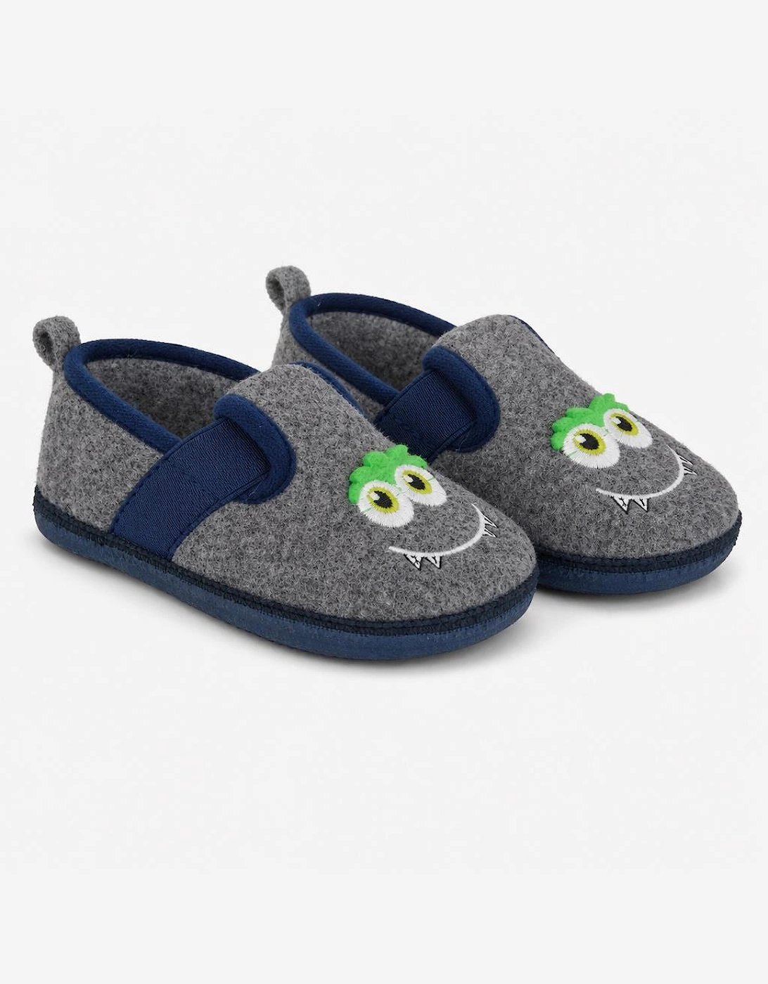 Sleepers YETI Unisex Kids Full Slippers Mid Grey