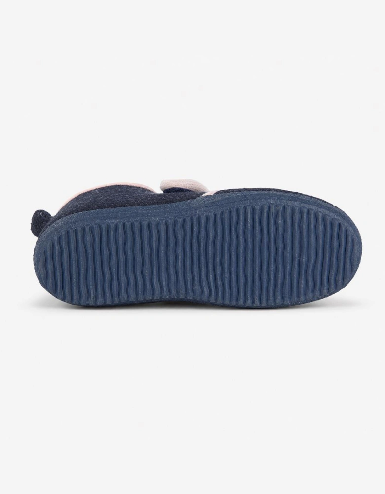 Sleepers KIT Unisex Kids Slipper Boots Navy