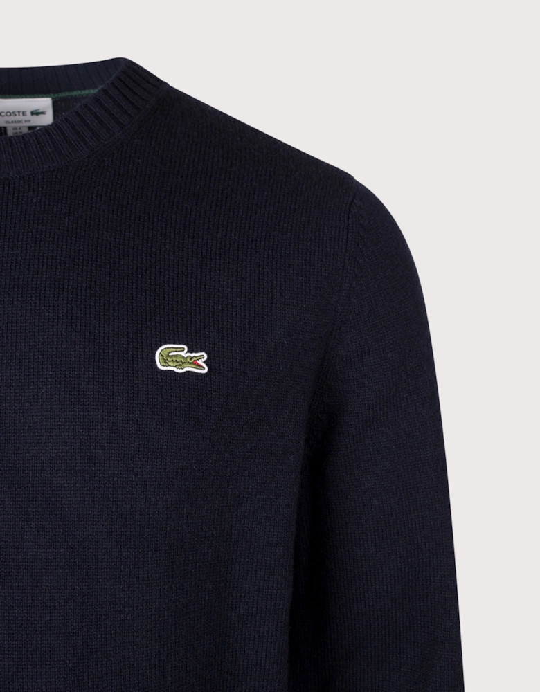 Classic Fit Wool Crewneck Jumper