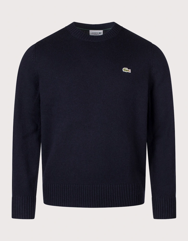 Classic Fit Wool Crewneck Jumper