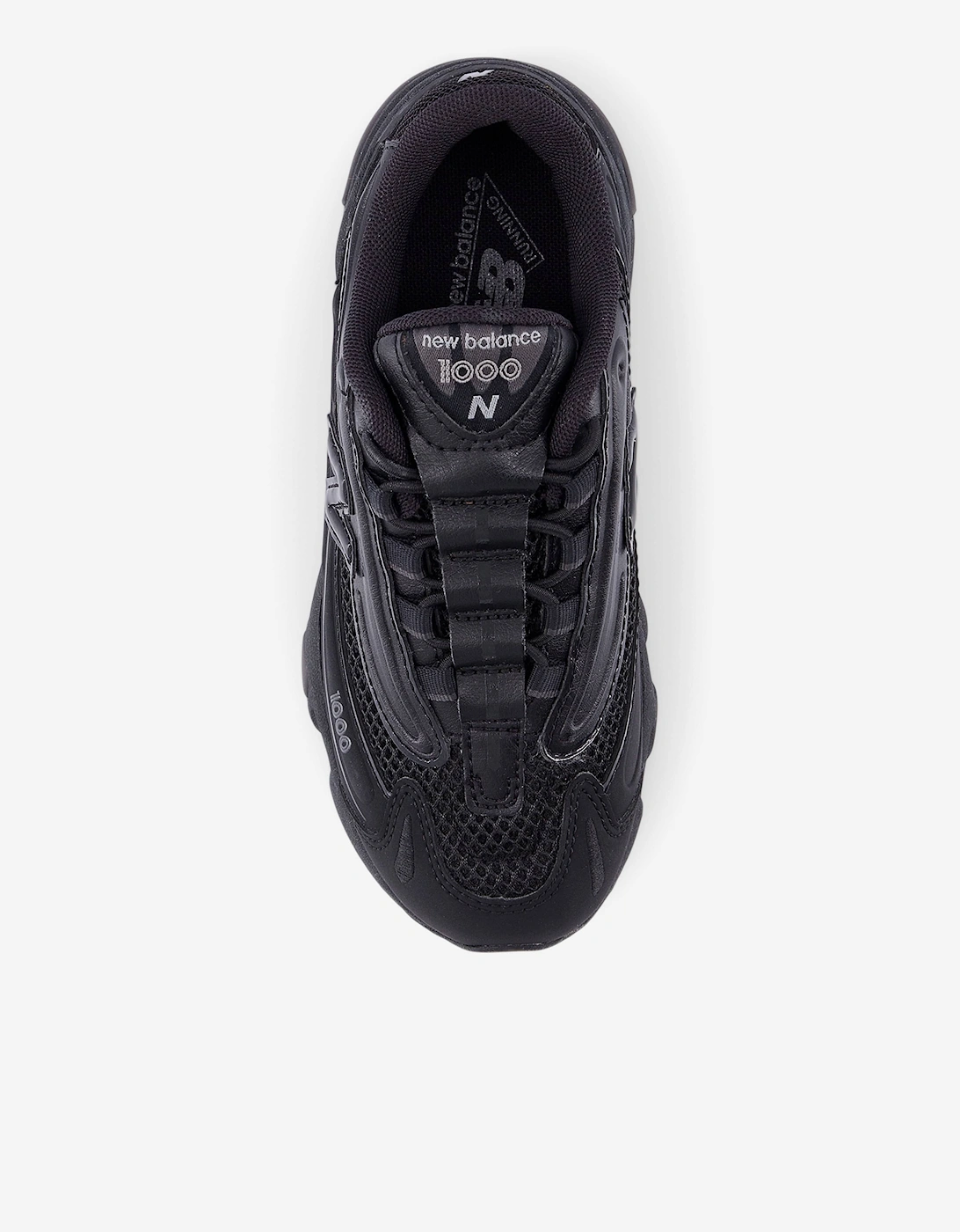 New Balance Kids 1000 Lace Trainers in Black