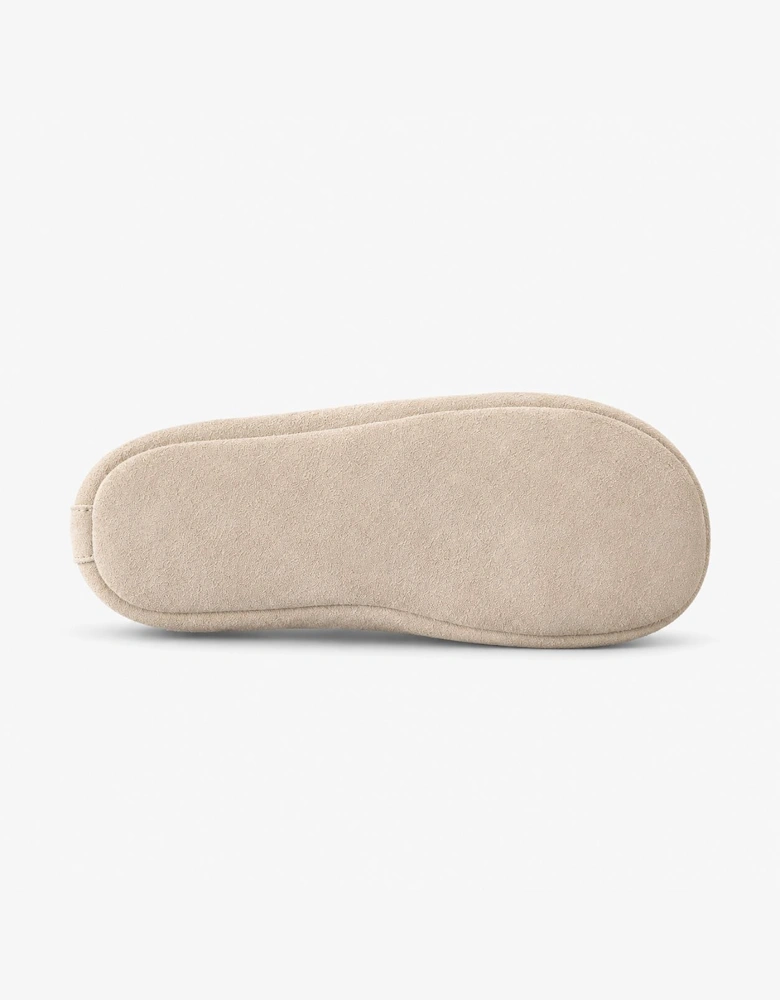 HOS Sheepskin PIXIE Womens Full Slippers Stone