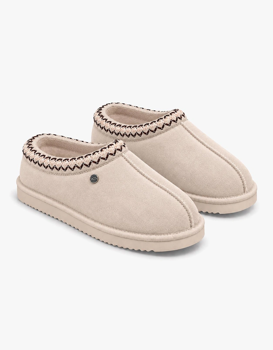 HOS Sheepskin BELLA Womens Mules Stone