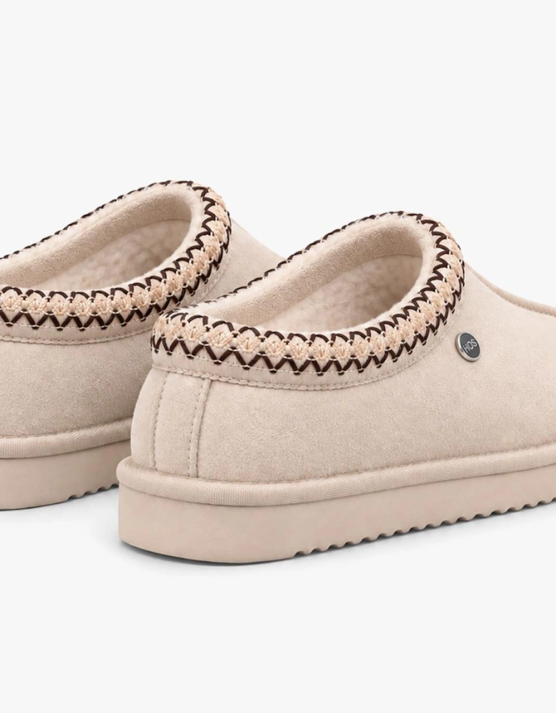 HOS Sheepskin BELLA Womens Mules Stone