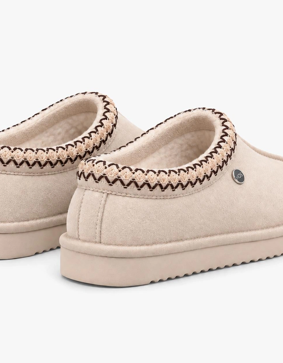 HOS Sheepskin BELLA Womens Mules Stone