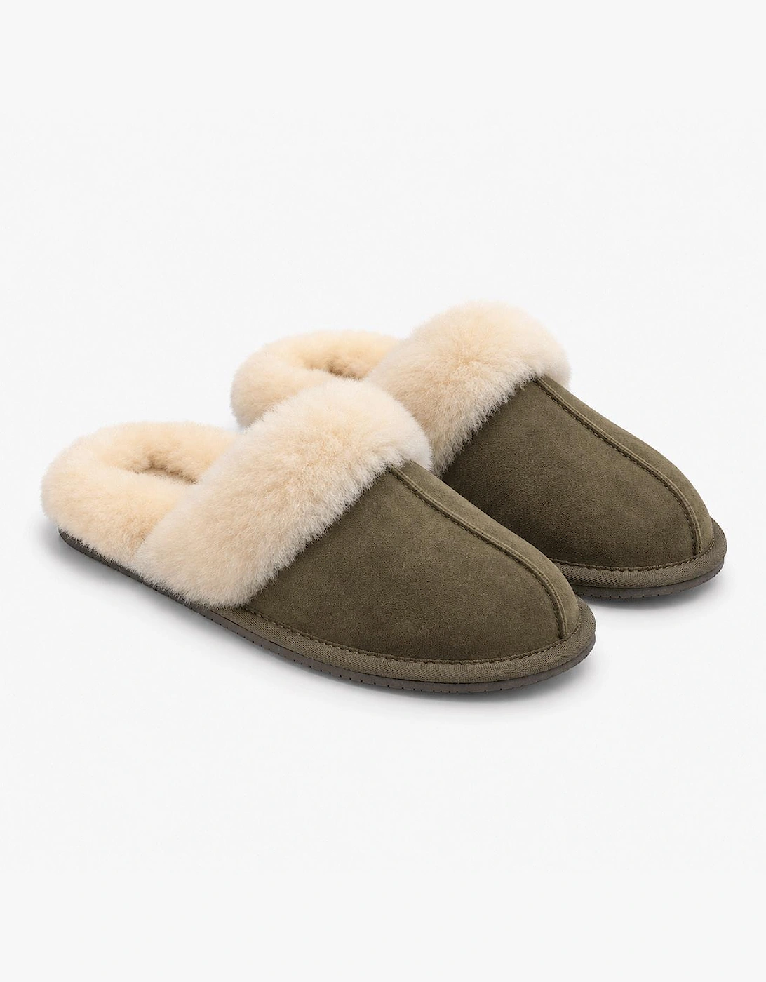HOS Sheepskin AYLA Womens Mules Olive