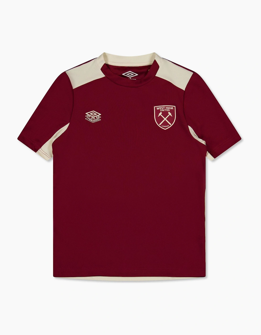 West Ham United FC Junior Crew Neck Short Sleeve Jersey