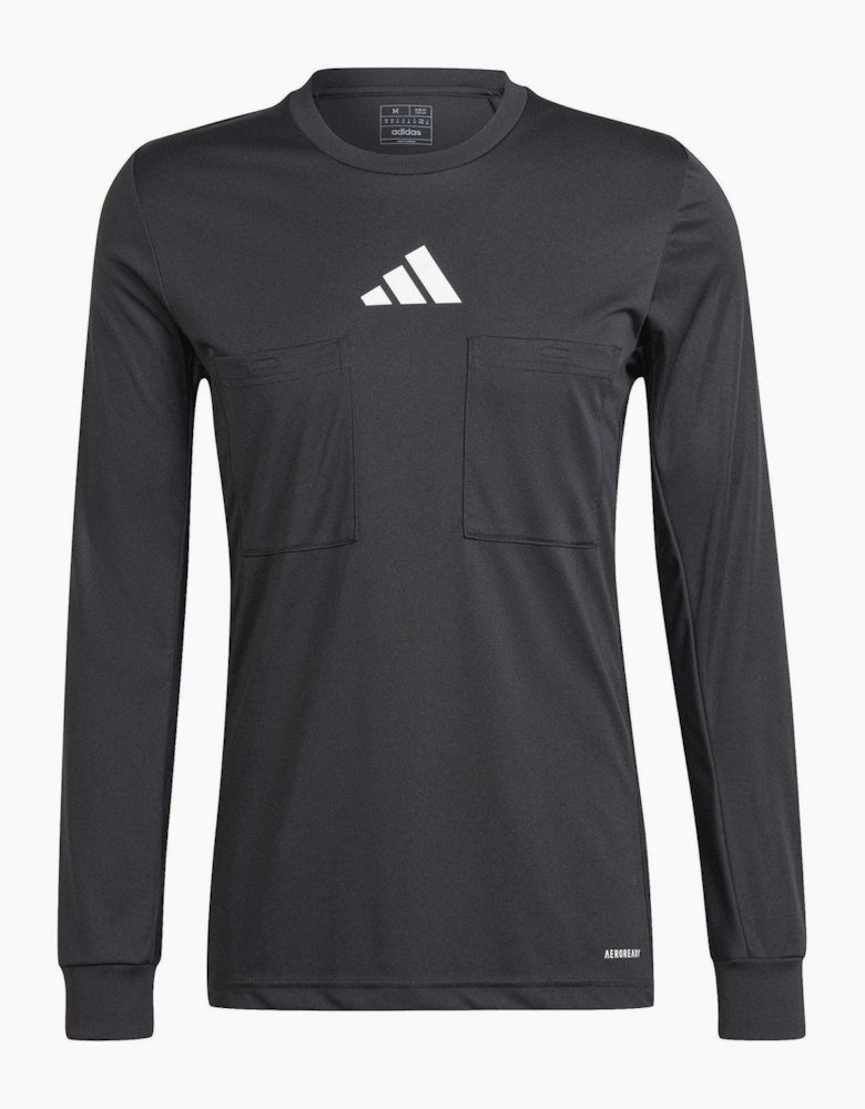 Referee Jersey Crew Neck Long Sleeve Shirt