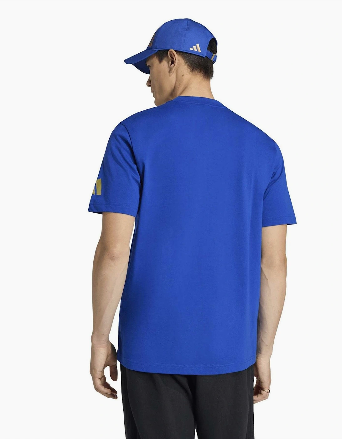 Wordmark Printed Logo Crew Neck Short Sleeve Competition T-Shirt