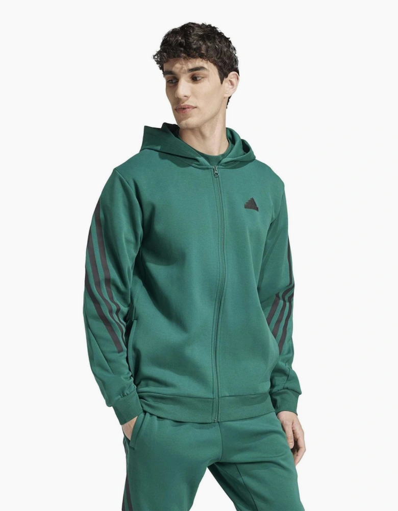 Side Stripe Raglan Sleeve Hoodie