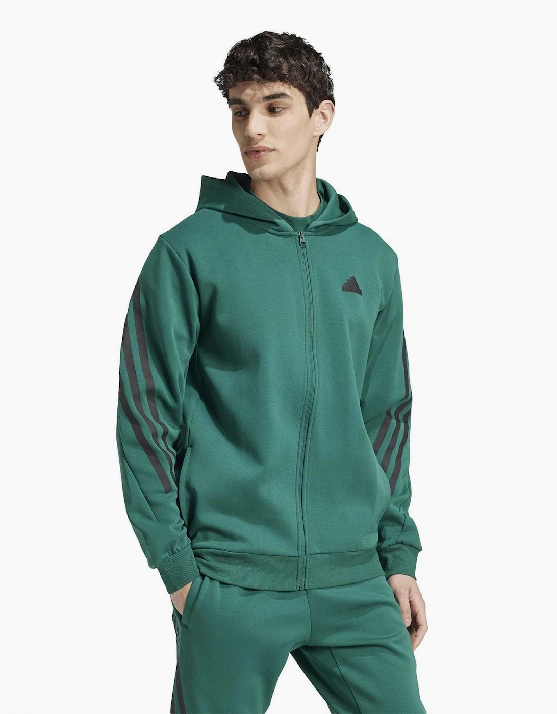 Side Stripe Raglan Sleeve Hoodie