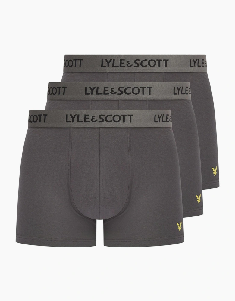 3 Pack Plain Design Trunck with Logo
