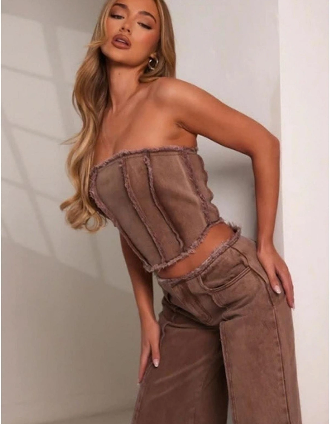 The Imani Bustier Slim Fit Sleeveless Top