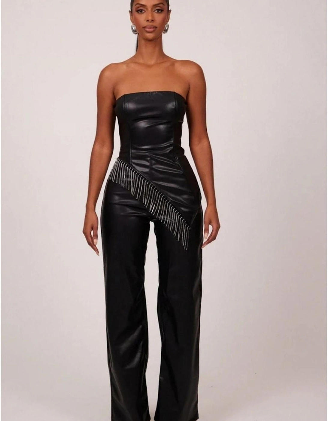 Asymmetric Sleeveless Slim Fit Corset Top