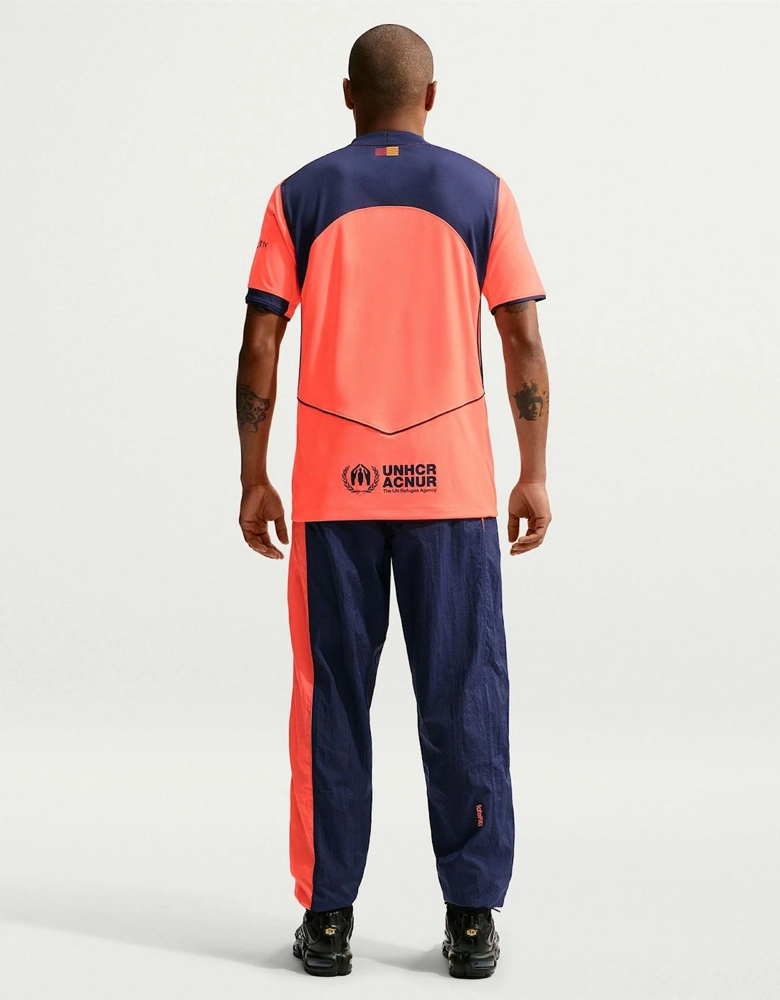 FC Barcelona V-Neck Short Sleeve Jersey T-Shirt