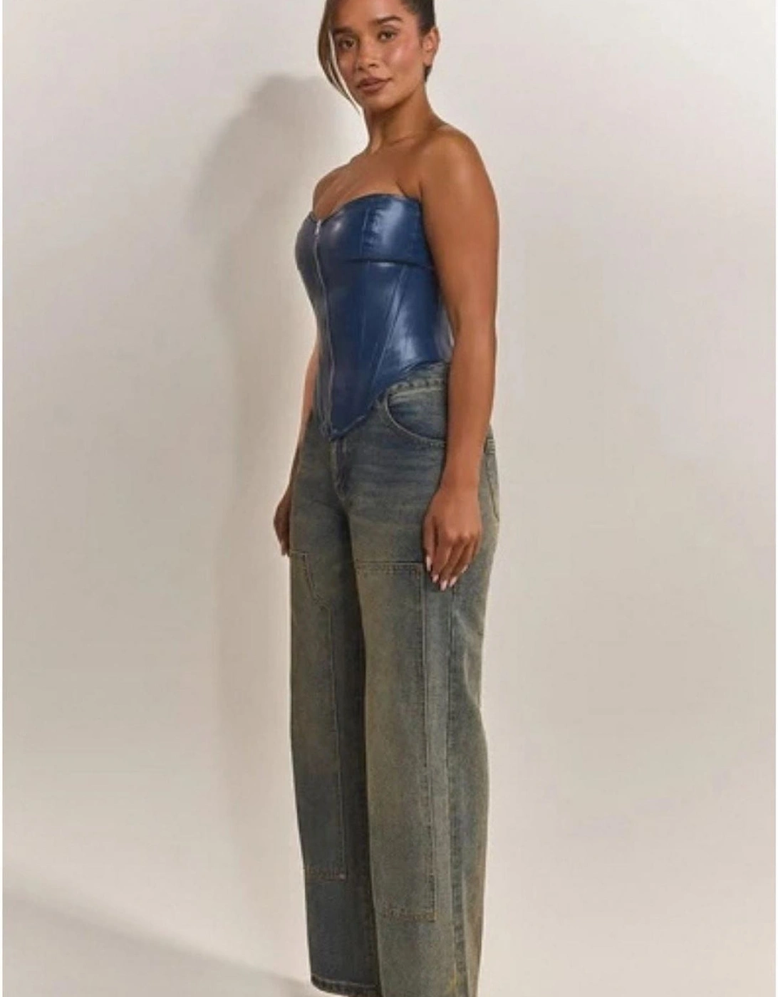 Sweetheart Neck Slim Fit Bustier Top