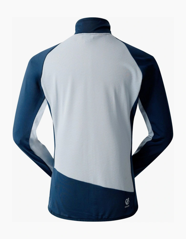 Logo Funnel Neck Raglan Sleeve Color Block T-Shirt