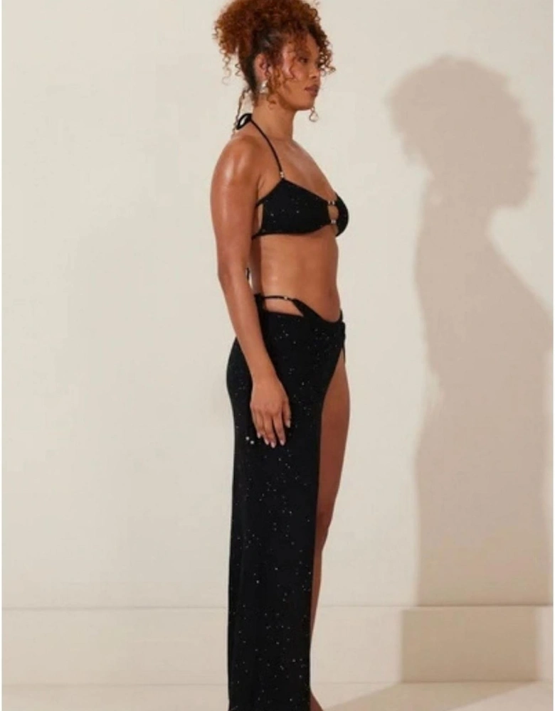 The Alaithea Halter Neck Sleeveless Maxi Dress