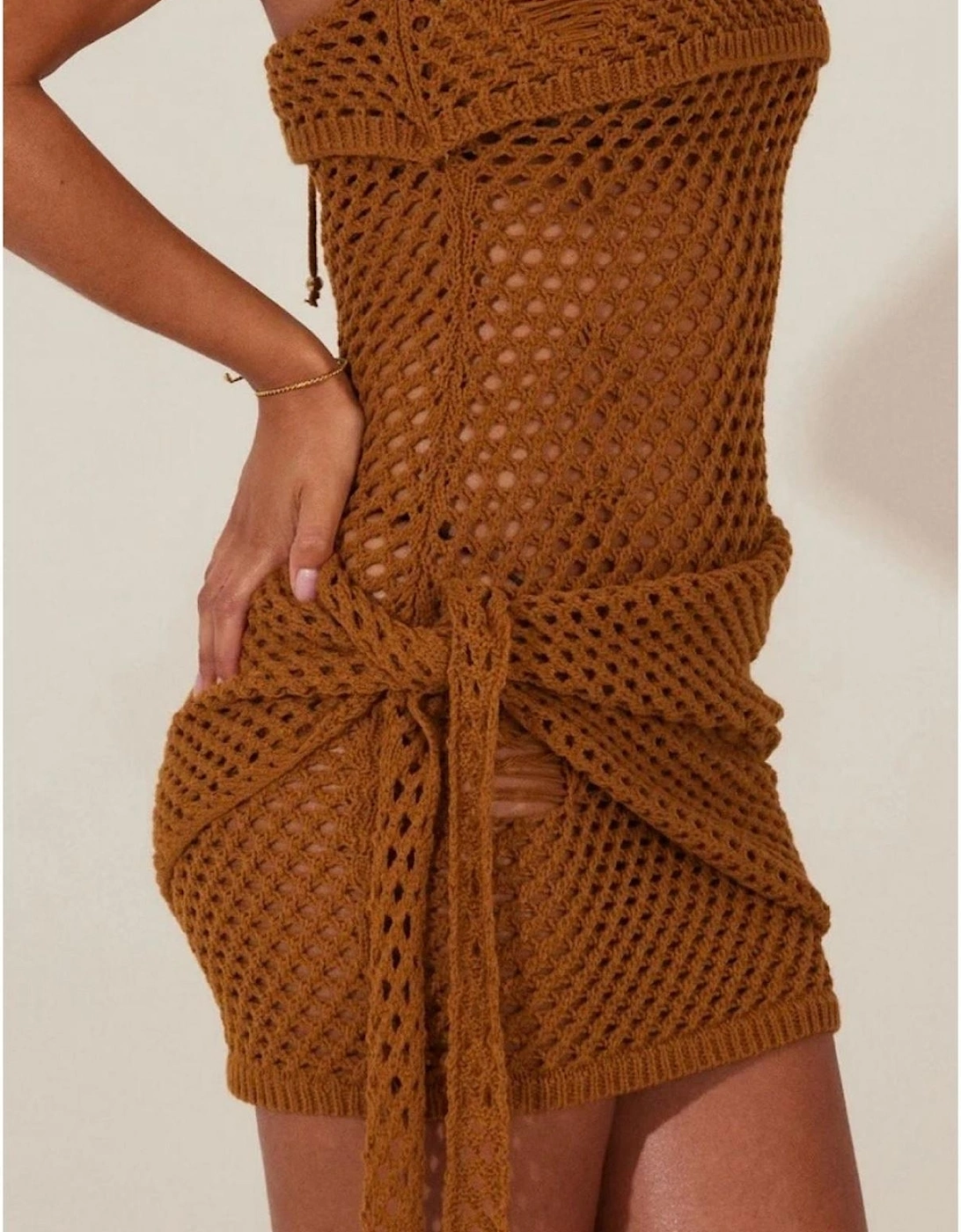 The Dayana Halter Neck Sleeveless Mini Bodycon Dress
