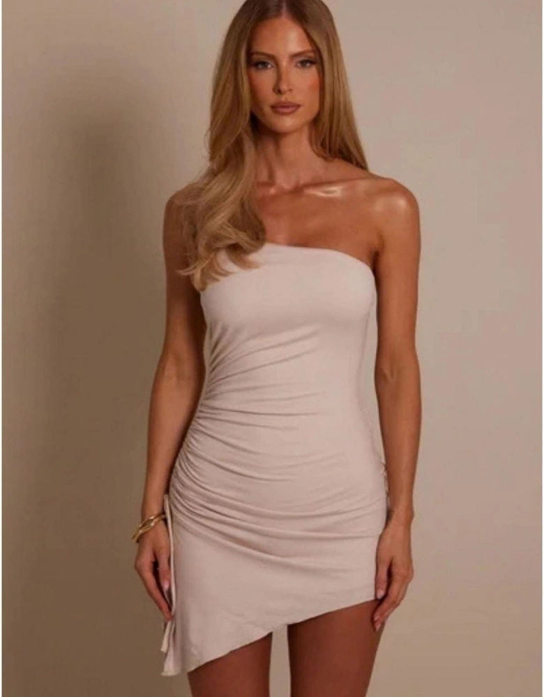 Ruch Slit Sleeveless Mini Bandeau Dress
