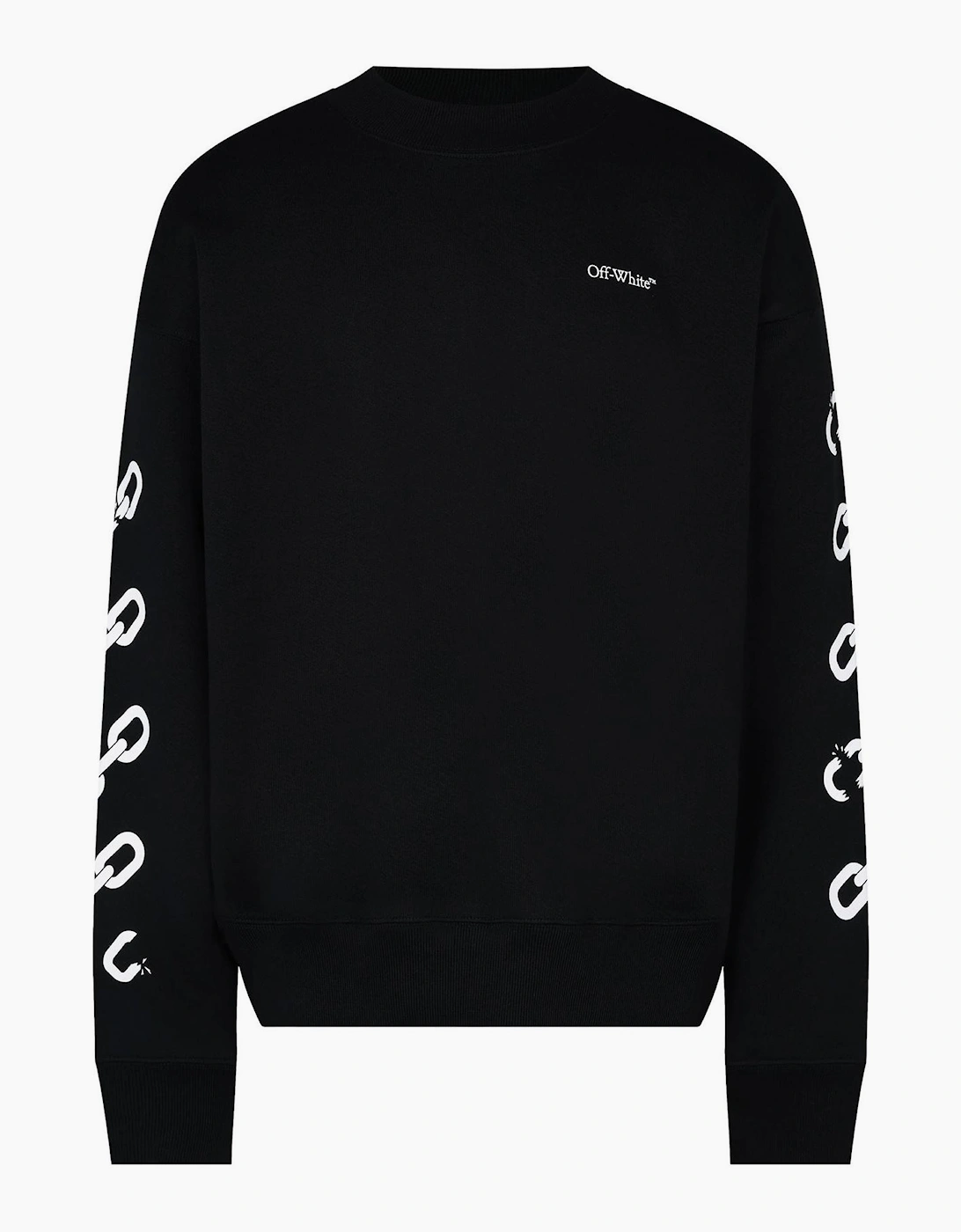 OFF-WHITE Men's Off Chain Arrow Skat - Black - Size: XS