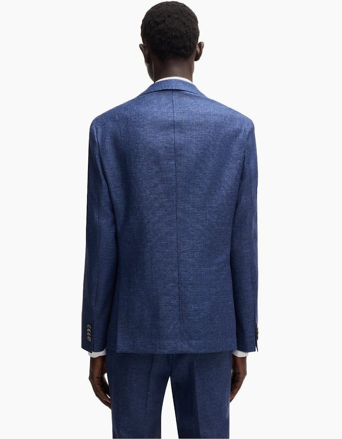 Mens Heathered Patterned Suit Jacket