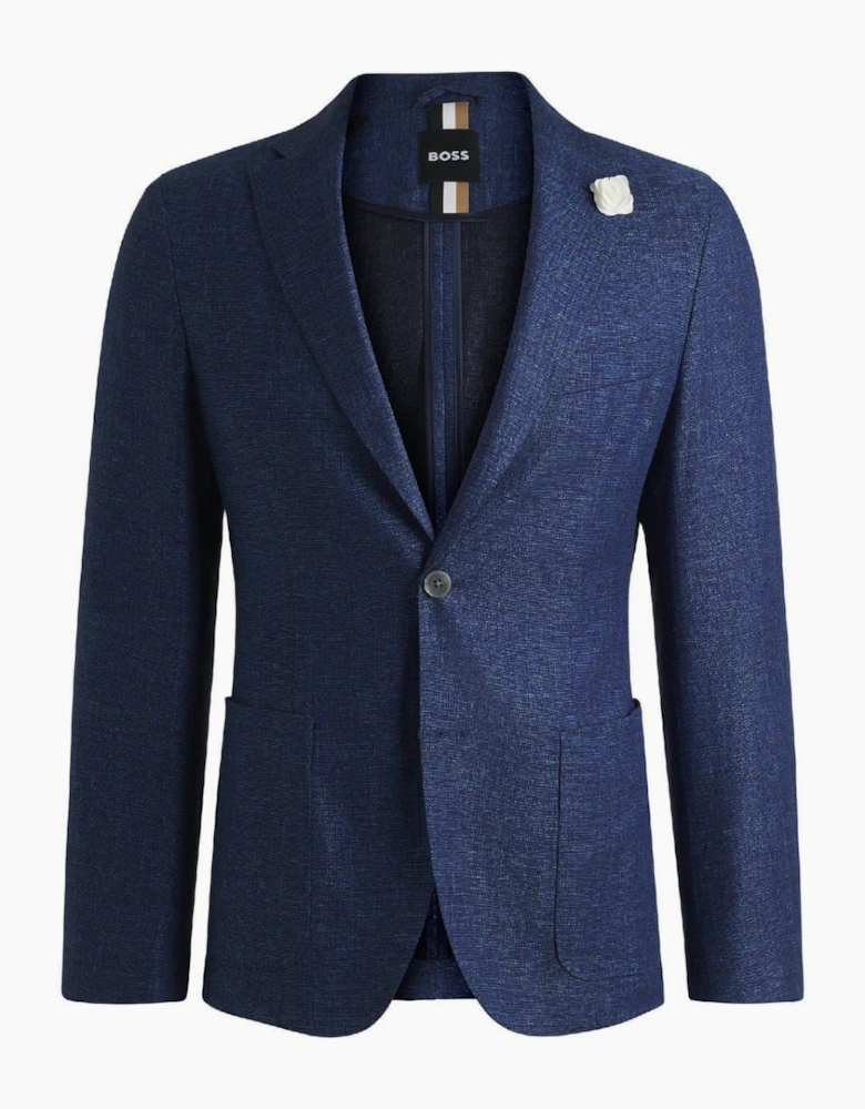 Mens Heathered Patterned Suit Jacket