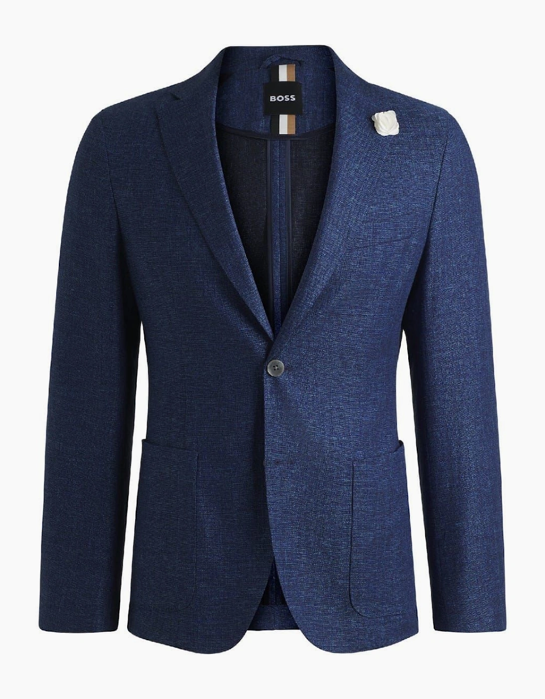 Mens Heathered Patterned Suit Jacket
