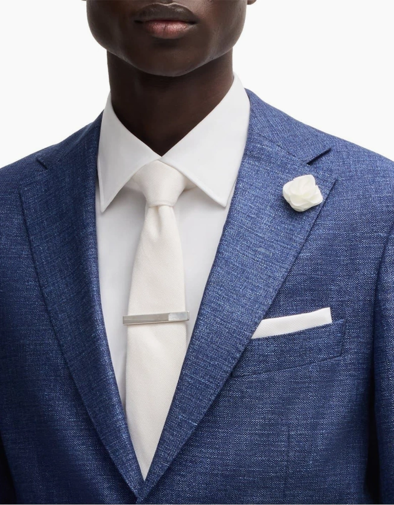 Mens Heathered Patterned Suit Jacket