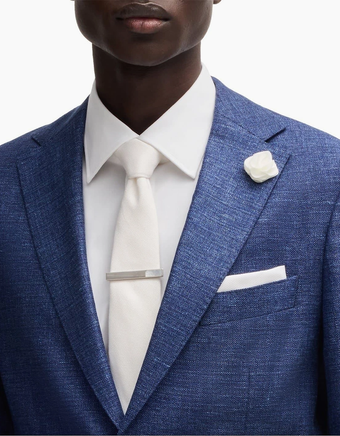 Mens Heathered Patterned Suit Jacket