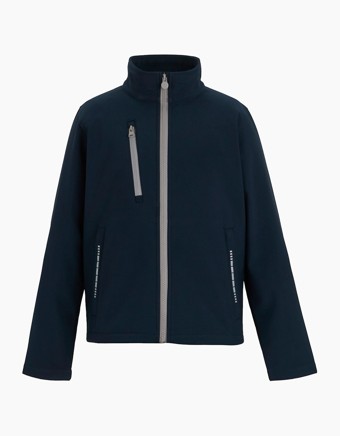Regatta Childrens/Kids Contrast Zip Soft Shell Jacket