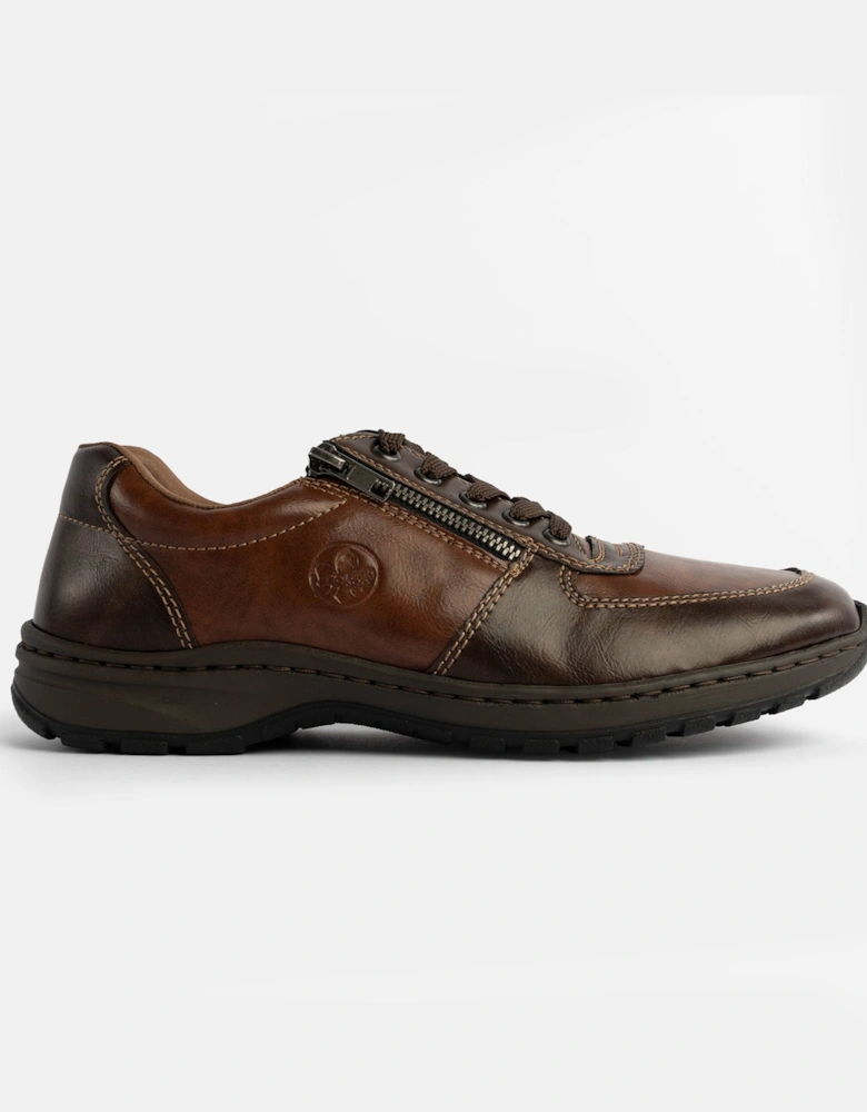 Rieker 03329 Mens Lace-Up Shoes Brown