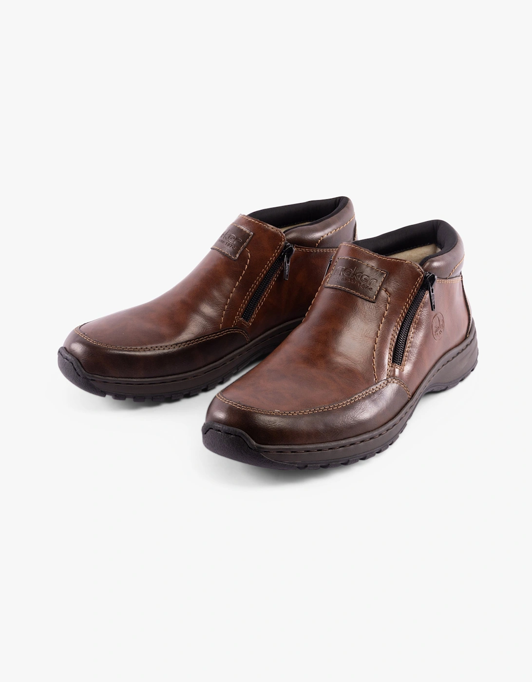 Rieker 03352 Mens Ankle Boots Brown