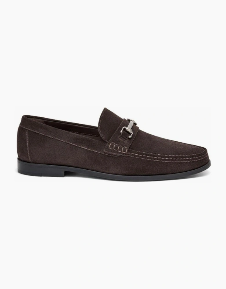 Roamers M595 Mens Loafer Shoes Dark Brown