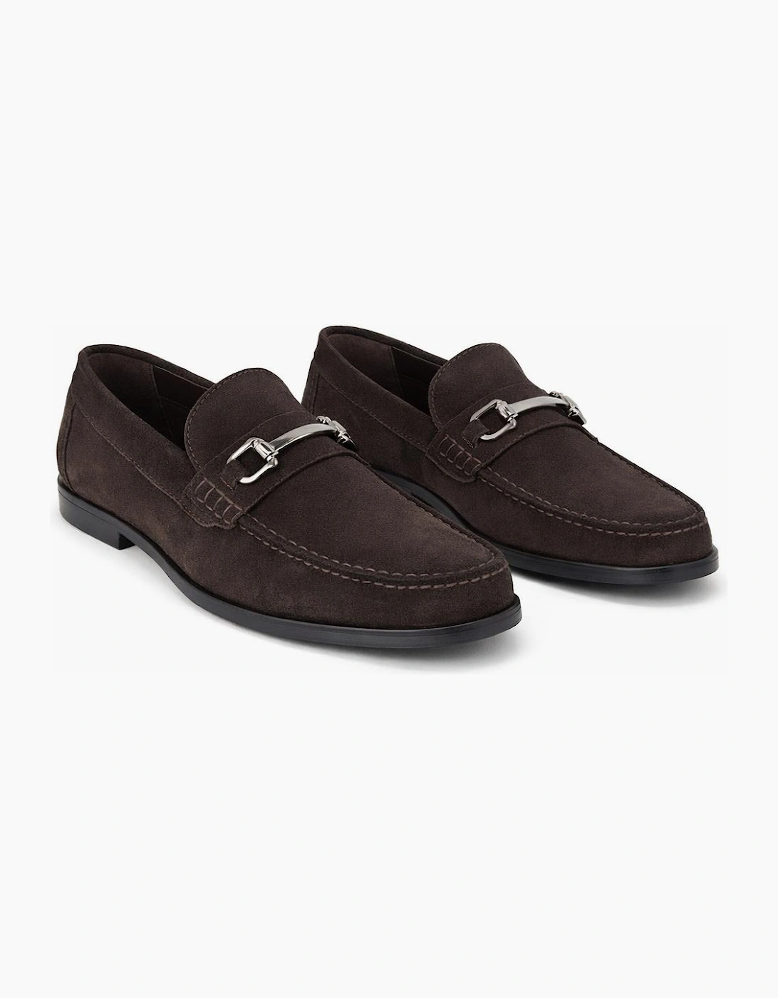 Roamers M595 Mens Loafer Shoes Dark Brown