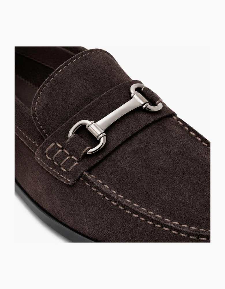 Roamers M595 Mens Loafer Shoes Dark Brown