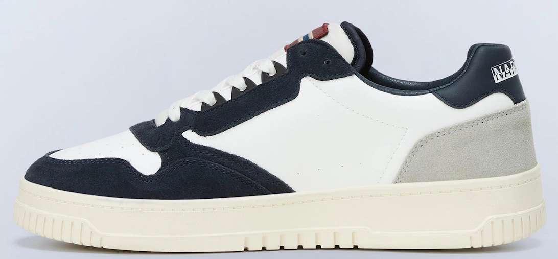 Crux Leather Navy/White Sneakers