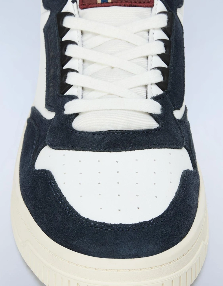 Crux Leather Navy/White Sneakers