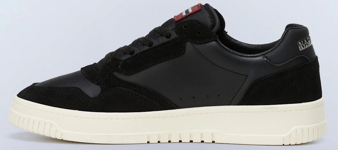 Crux Leather Black/White Sneakers