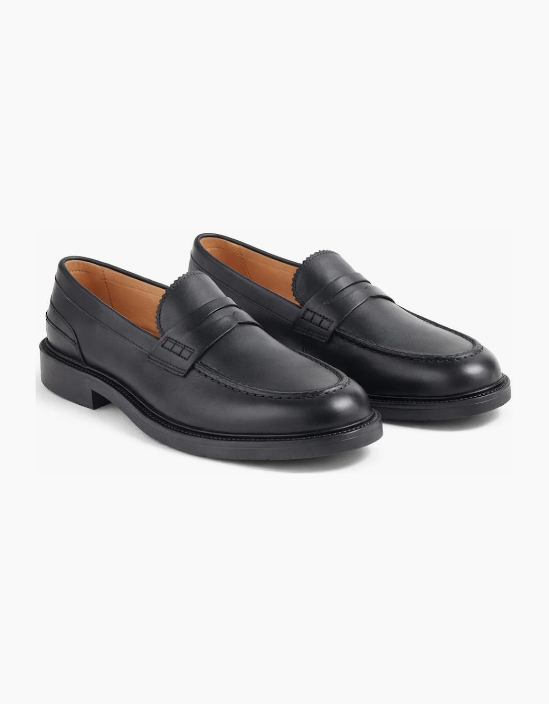 Roamers M084 Mens Loafer Shoes Black