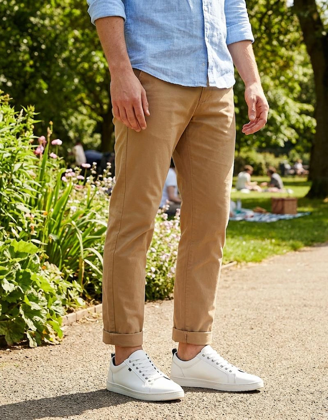 Roamers NOAH Mens Casual Trainers White